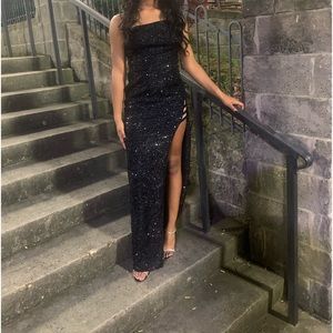 Black prom dress only worn once
